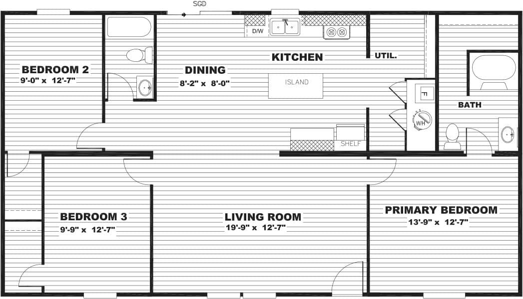 Satisfaction floor plan home features