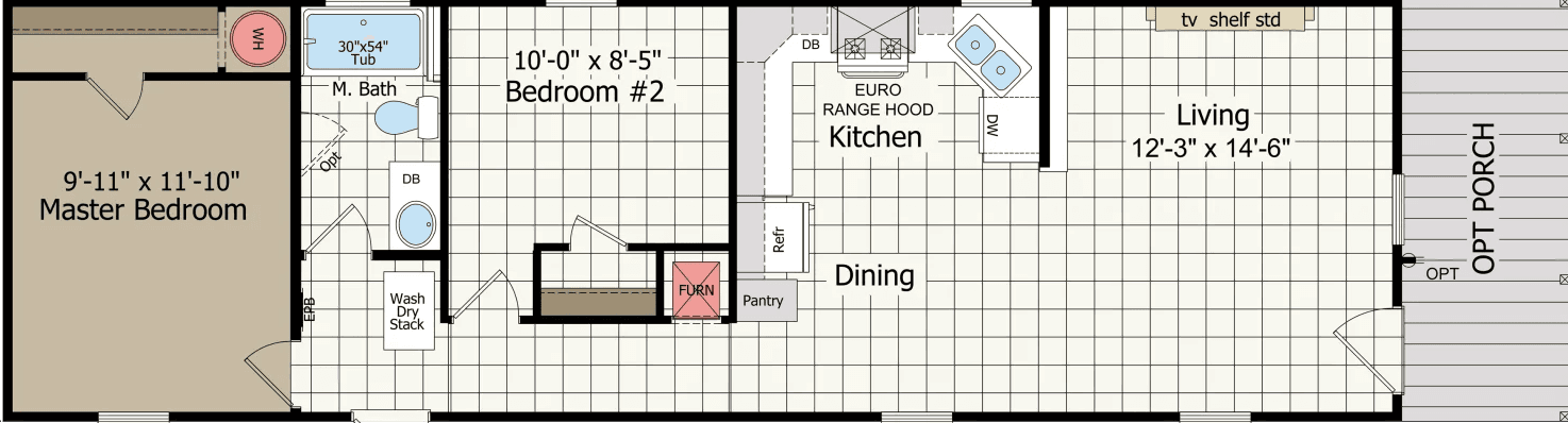 Cs1650a floor plan home features
