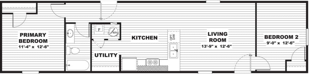 Elm floor plan home features