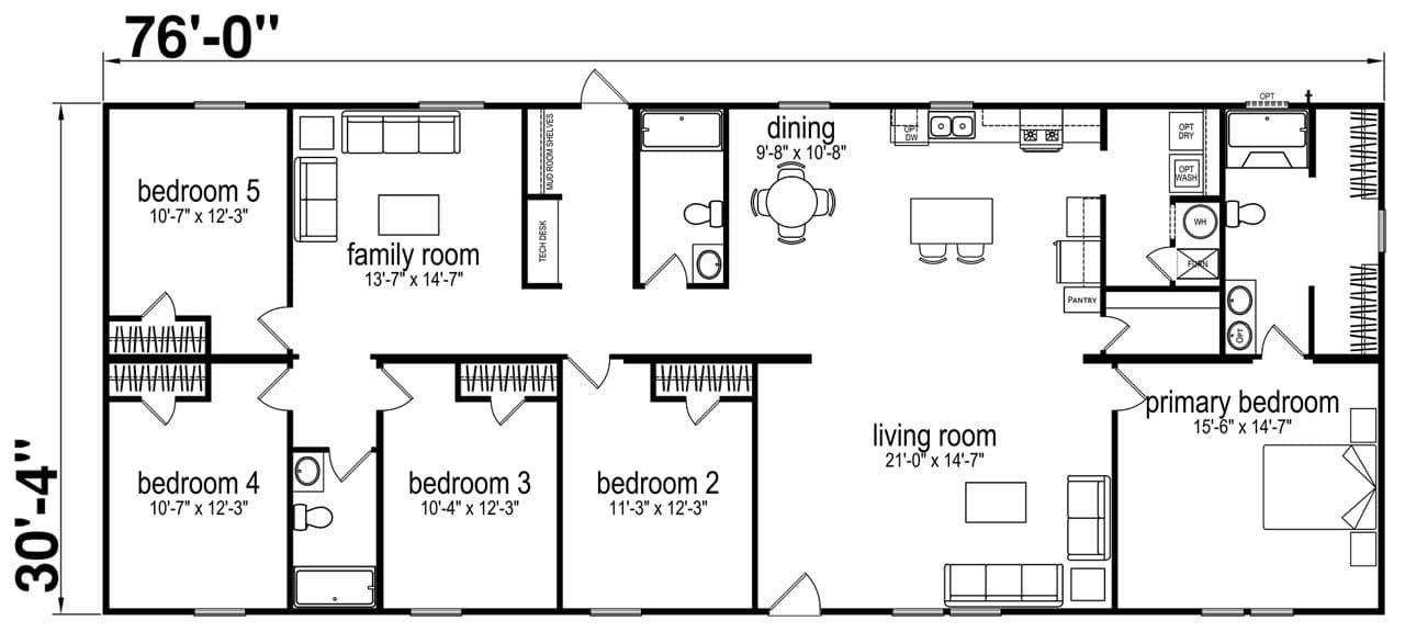 Prime 3276h53p03 floor plan home features