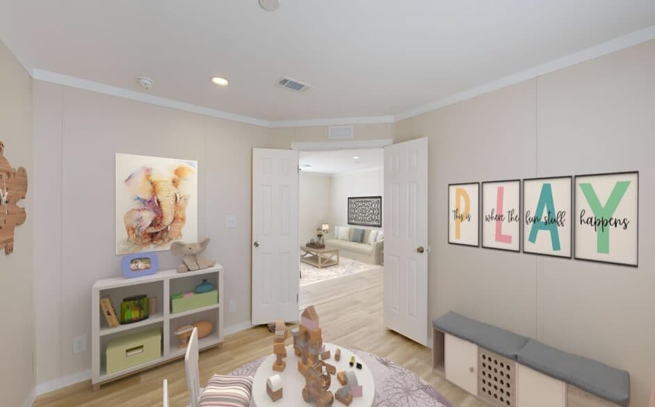 Dusty hollow p56s bedroom home features