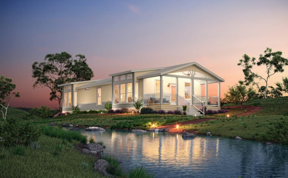 Swan l52ep8 elevation and exterior home features