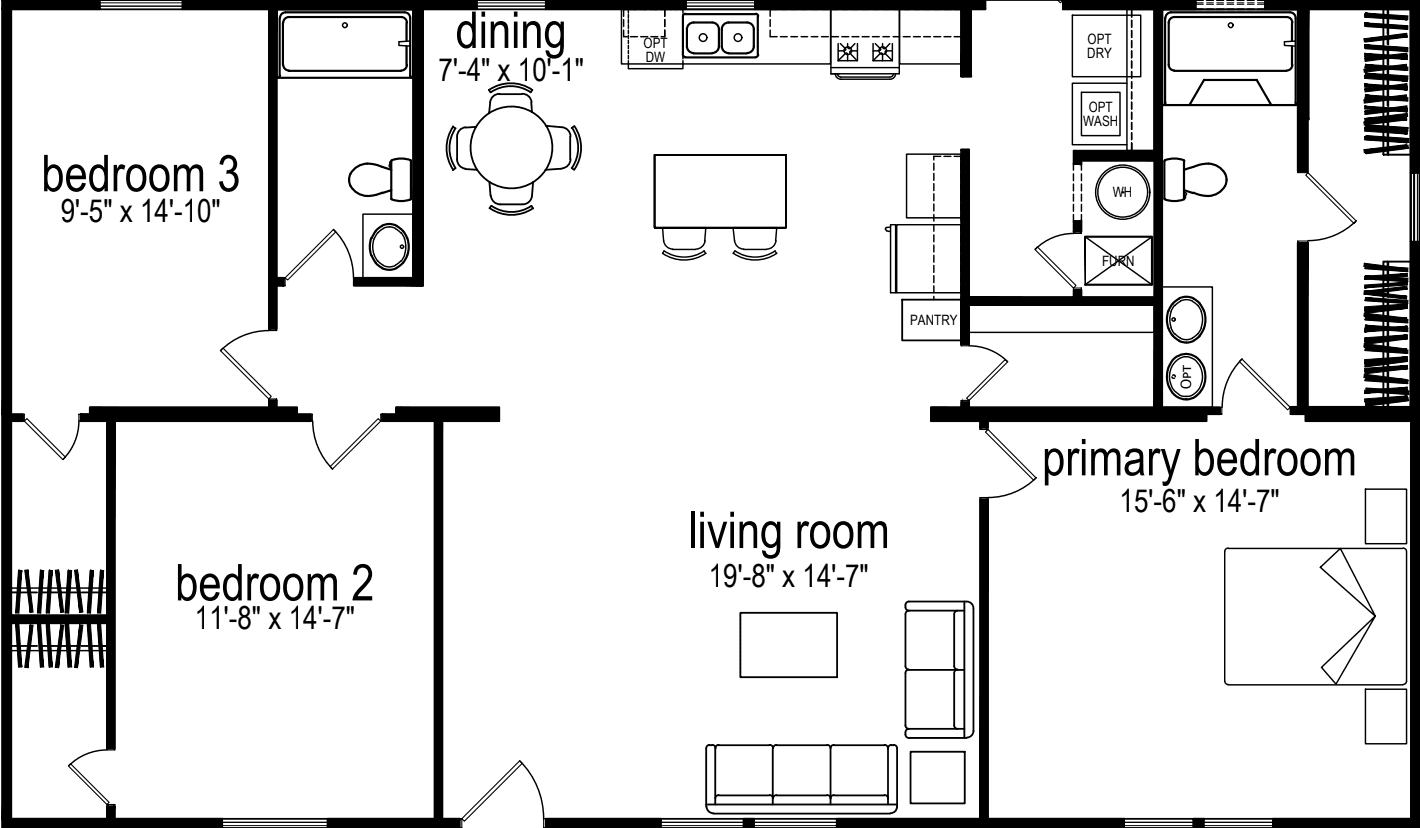 Prime carlisle 135 floor plan home features