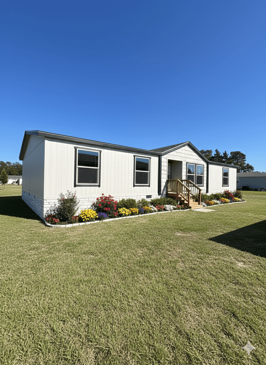 Legacy doublewide 32x56 (builder financed homes) exterior and hero home features